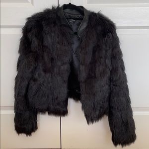 Bebe faux fur jacket